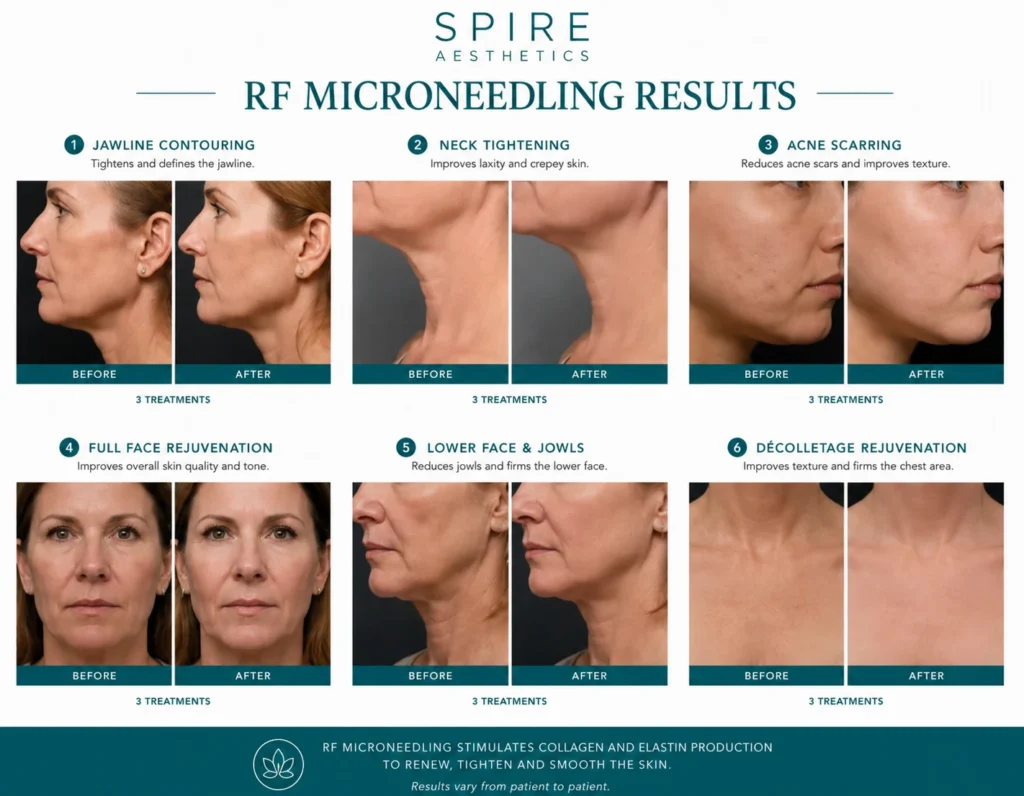 RF Microneedling Skin tightening Bournemouth results