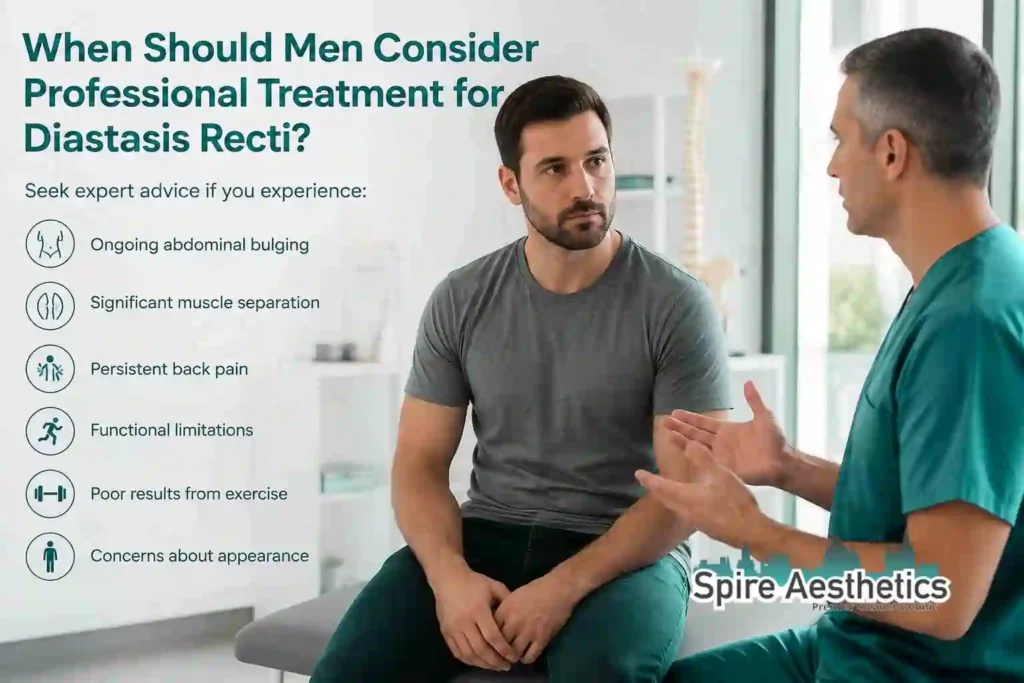 When Should Men Consider Professional Treatment for Diastasis Recti Bournemouth?