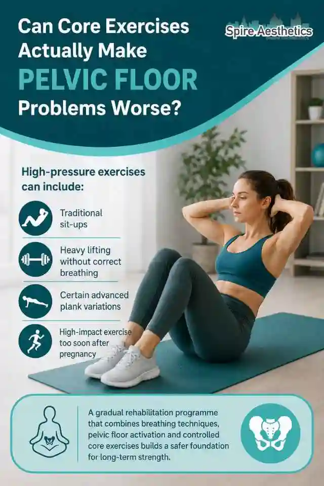 Can Strengthening Your Core Alone Actually Make Pelvic Floor Problems Worse Bournemouth?